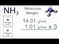 Molecular Weight Calculations in Chemistry