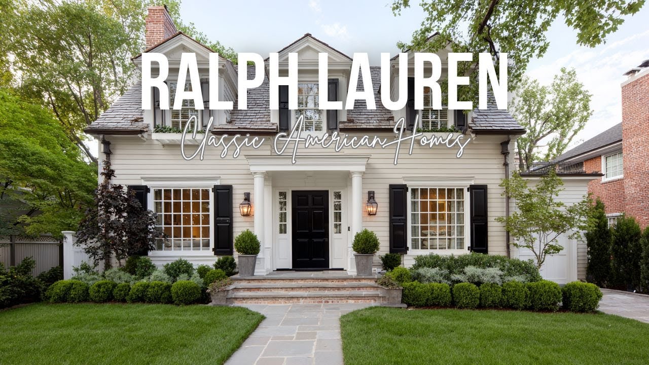 Classic American Homes Inspired by Ralph Lauren with Heritage Soul and Quiet Luxury