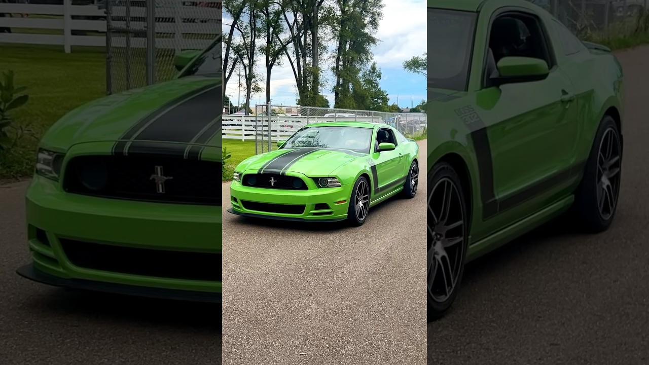 2013 Ford Mustang Boss 302 Drive By Engine Sound The Barn Car Show, Ливония, Мичиган, 2024