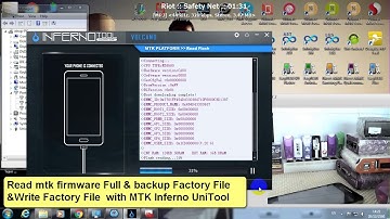 Read mtk firmware Full & backup Factory File &Write Factory File  with MTK Inferno UniTool
