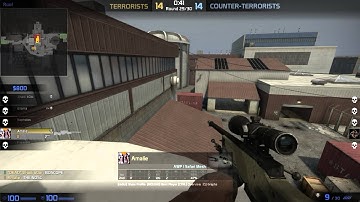 INSANE NOSCOPE ON NUKE!!! CSGO INSANE NOSCOPE