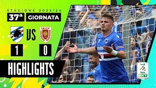 Sampdoria vs Reggiana 1-0 | Il Doria vince e celebra Eriksson | HIGHLIGHTS SERIE BKT 2023 - 2024