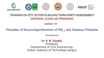 Principles of Source Apportionment of PM2.5 and Gaseous pollutants