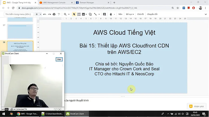 Bài 15: Thiết lập AWS Cloudfront CDN trên AWS/EC2