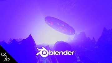 Blender 2.8 Tutorial - SciFi Space Ship and Landscape  Animation - Part 3