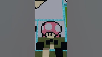 Minecraft Pixel ART Toadette #shorts #viral