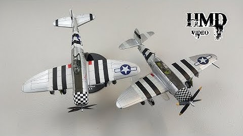 Republic P-47D Thunderbolt, USAAF 78th FG, 83rd FS, D-Day, June 6th, 1944 Comparison Video 1:72