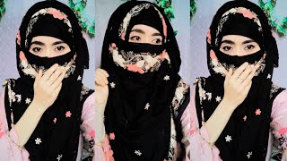 Eating Friendly Hijab Styles 2022 Easy Hijab Tutorial With Niqab Instant Hijab Style With Niqab
