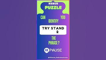 #8  Can You Solve This Rebus Puzzle in 10 Seconds? #shorts #brainteasers #brainpuzzles #braingames