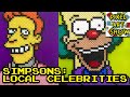 Simpsons Local Celebrities - Pixel Art Show