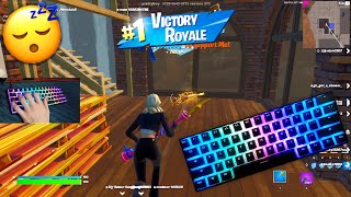 [1 HOUR] Chill & Satisfying Keyboard & Mouse Sounds 😴 ASMR 😍 Fortnite ZoneWars Gameplay 240FPS
