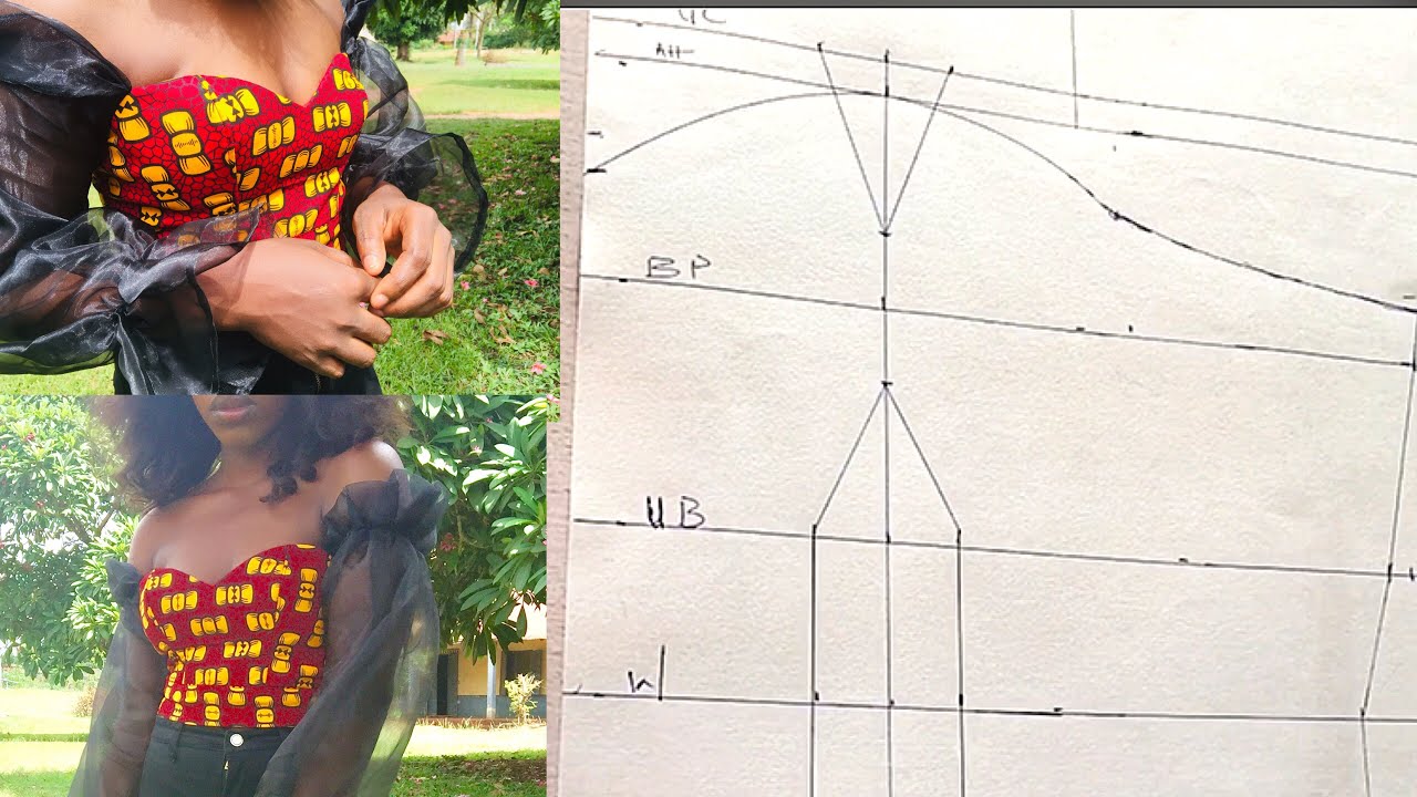 EASIEST WAY TO DRAFT A BUSTIER PATTERN QUICK AND EASY YouTube EASIEST WAY TO DRAFT A BUSTIER PATTERN QUICK AND EASY YouTube