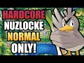 Pokémon FireRed Hardcore Nuzlocke - Normal Types Only! (No items, No overleveling)
