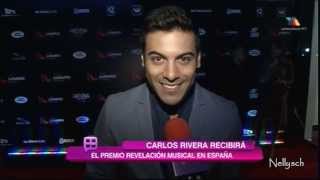 Carlos Rivera recibirá el premio revelación musical en España / Ventaneando (05 03 14)