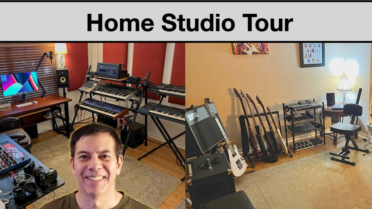 Home Studio Tour and Tips - YouTube