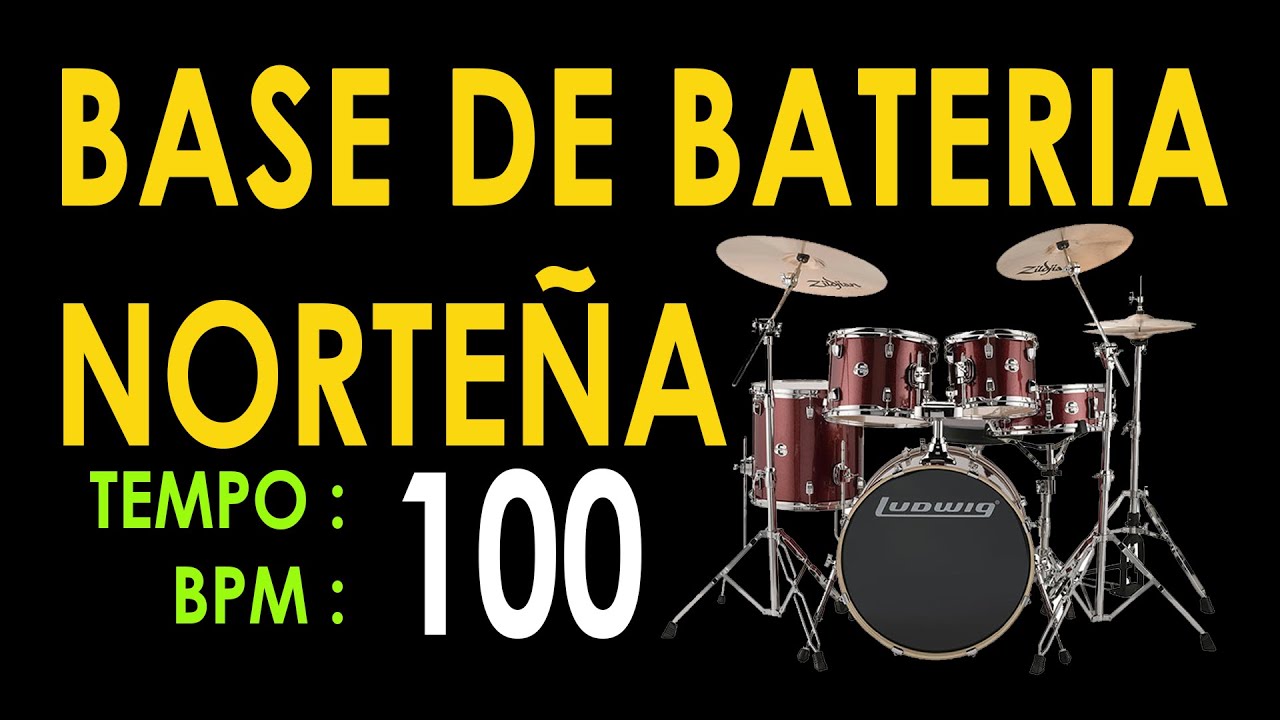 BASE DE BATERÍA NORTEÑA TEMPO 100