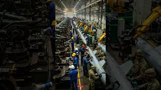 Precision missile manufacturing! See #shorts #assemblyline #defenseindustry #trendingnow #mustwatch