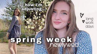 SPRING WEEK IN MY LIFE | married life, long work days, modeling for my friend, back to full time?