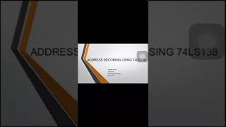 Address decoding using 74LS138