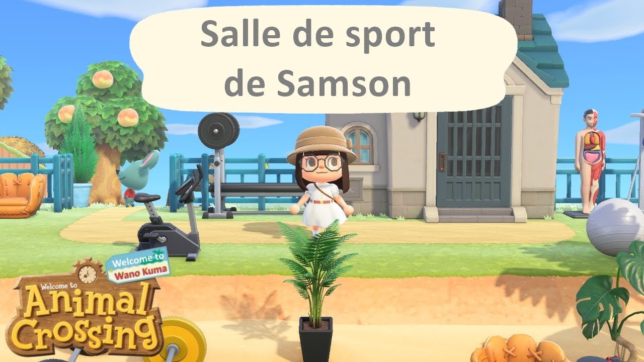 Salle de SPORT de SAMSON (Speed Build) ACNH LET'S PLAY 47 YouTube