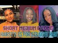 🦋✨CUTE HAIRSTYLES FOR STRAIGHT HAIR✨🦋[SHORT,MEDIUM & LONG STYLES FOR STRAIGHT HAIR COMPILATION 2021