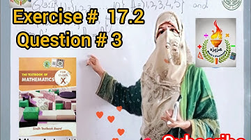 Exercise 17.2 Question 3 | Sets and Function | Class X #Sindh _Board |@azizasmathsflambeau