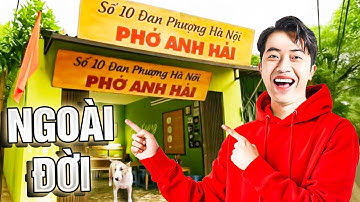 Ăn phở anh Hai ngoài đời thật cùng CrisDevilGamer