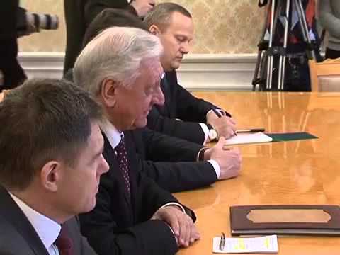 парламентская делегация Беларуси в России. C.Лавров и М.Мясникович 19.02.2015