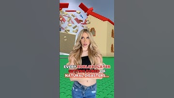 When “NATURAL DISASTERS” on ROBLOX UPDATES…