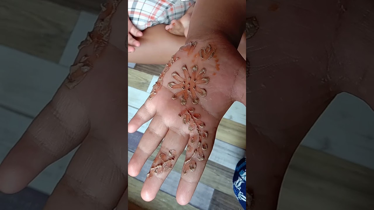 Membuat Henna yang  Simple  dan  Mudah  part 1 YouTube