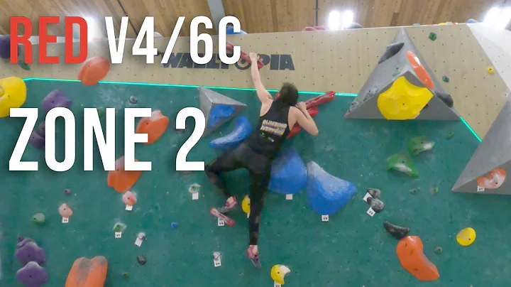Red V4/6C - Kelly Magee Send // Momentum Indoor Cl...