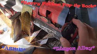Harry Potter Diagon Alley Pop-up Book ASMR (Soft-Spoken) *Page-Turning, Cardboard Sounds, Pull Tabs* screenshot 2