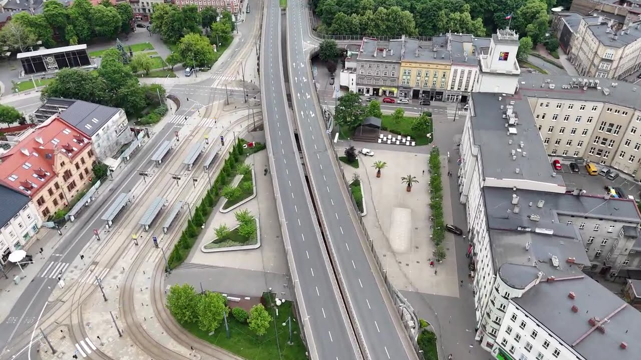 Estakada w Chorzowie tuż po zamknięciu