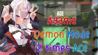 Ayame Become Demon Mode And Got 2 Ace In Valorant