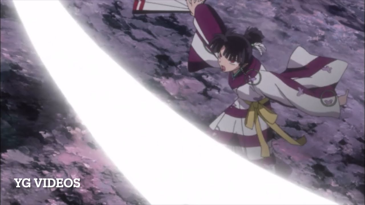 All Kagura Powers & Fight Scenes - Inuyasha