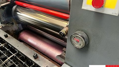 2002 Heidelberg Printmaster GTO 52 4 four color offset   Cylinder video   Gab Supplies Ltd