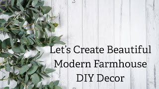 Create A Beautiful Modern Farmhouse Planter 