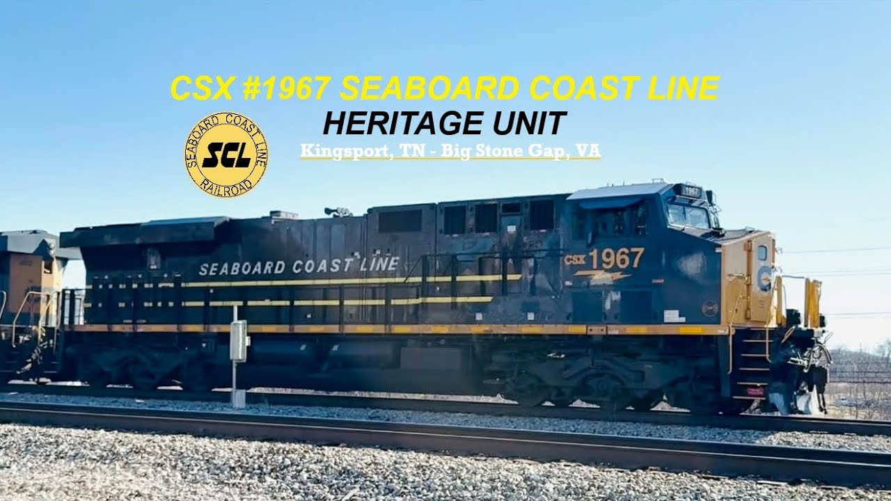 Chasing CSX E090 Empty Coal Train (Featuring: CSX #1967 SCL Heritage Unit Leading)