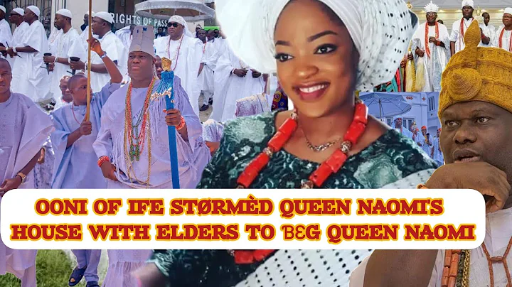 OONI OF IFE STØRMÈD AKURE WITH ELDERS TO ƁƐG QUEEN NAOMI