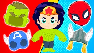 GAMEPLAY video! Groovy The Martian plays to Become a Superhero APP | Which one is your favorite