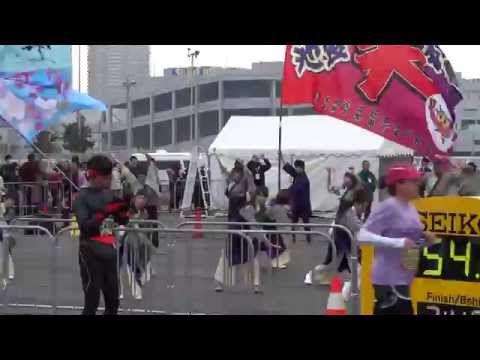 江戸の華／42.0km（応援28）地点／大東京マラソン祭り2015