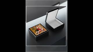 Jewelry Box, Personalized Option, Chinese Empress, Print of Watercolor on Silk, lunar new year gift