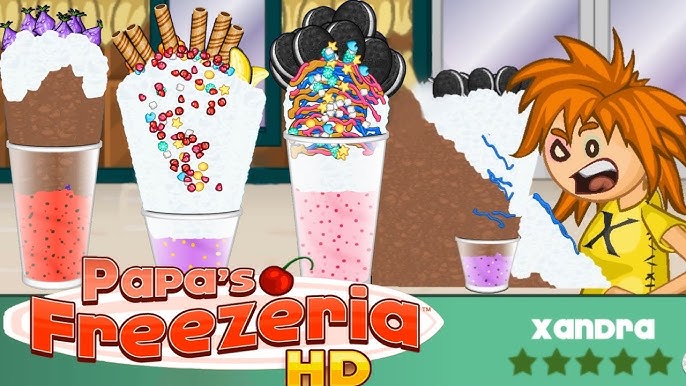 Papa's Freezeria HD Day 69 New Customer Nick Customer Cravings Mini Game 