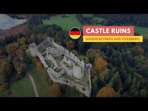 Awesome place in Bavaria - Middle Ages Castle ruins Hohenfreyberg and Eisenberg - Travel cubed 4K