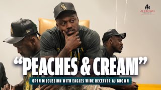 Celebrity Peaches & Cream: Unfiltered Discussion with Eagles Wide Receiver AJ Brown Wealth