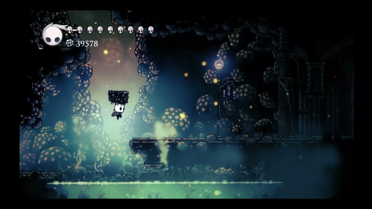 Hollow Knight - Itemless Skip from Dashmaster to Fungal Wastes [Fungus_13] Bench (Shadeless)