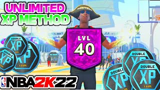 HOW TO GET UNLIMITED DOUBLE XP COINS ON NBA 2K22 SEASON 2 HIT LEVEL 40 IN 2-3 DAYS Glitch/Method