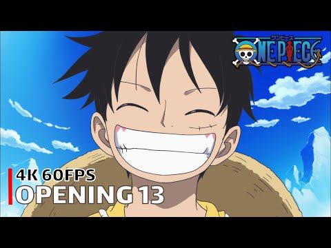 One Piece - Opening 13 【One Day】 4K 60FPS Creditless | CC