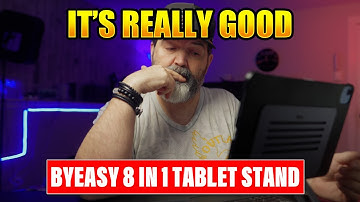 BYEASY iPad Stand & 8-in-1 USB C Hub | Unleash Connectivity On Your iPad Pro & MacBook Pro! 🔗💻