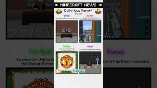 Daily news in 5 seconds. #minecraft #news #fyp #shorts